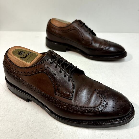 NEW HEELS Allen Edmonds x Polo Ralph Lauren Sanderson Longwing Derby USA 7.5 D main image 9